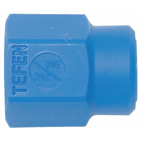 TEFEN Female Pipe Reducers, 1/4 to 1/8", PK3 40655