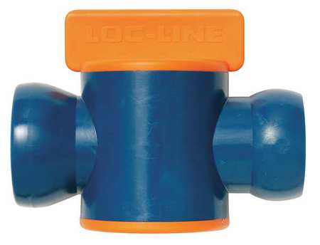 LOC-LINE In-Line Valve, 3/4In, PK10 69558