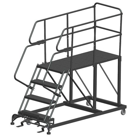 BALLYMORE Roll Work Platform, Steel, Single, 40 In.H SEP4-3672