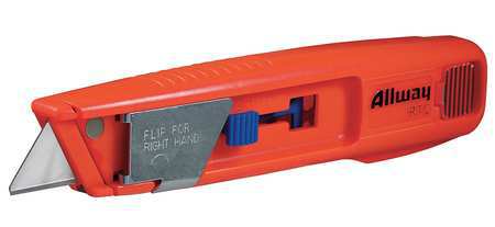ALLWAY Safety Knife Rounded Safety Blade, 6 in L 20Y944
