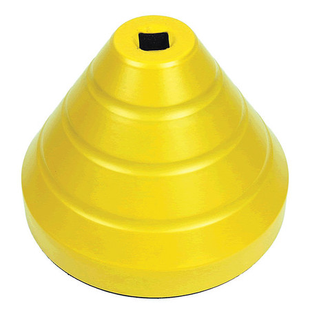 RUBBERFORM Sign Base Cover, Rbber/Plstic, Yellow 7443