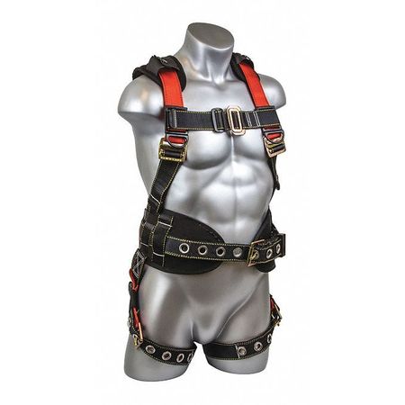 Guardian Equipment Full Body Harness, Vest Style, M/L 11170