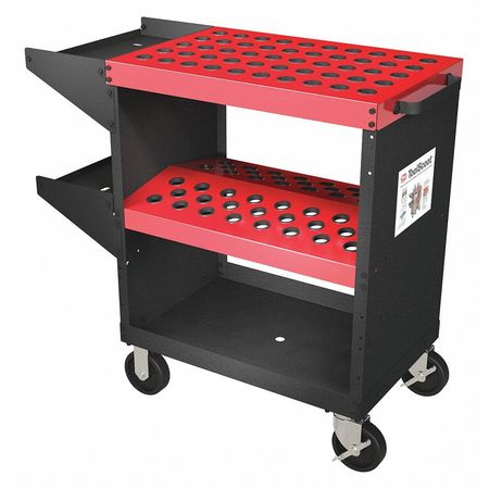 HUOT CNC Tool Cart, #4 MT/R8 Collets 13965