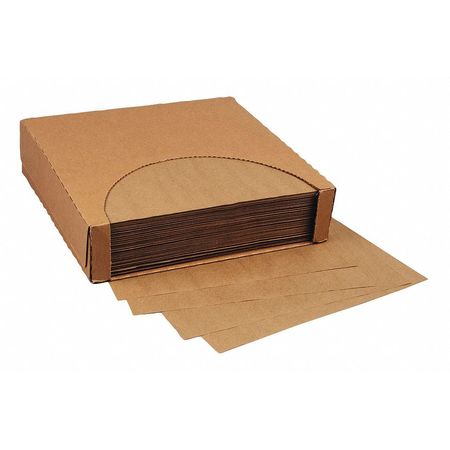 VALUE BRAND Grease Resistant Paper Sheets, Natural Kraft, 14 x 14", PK1000 F-3726