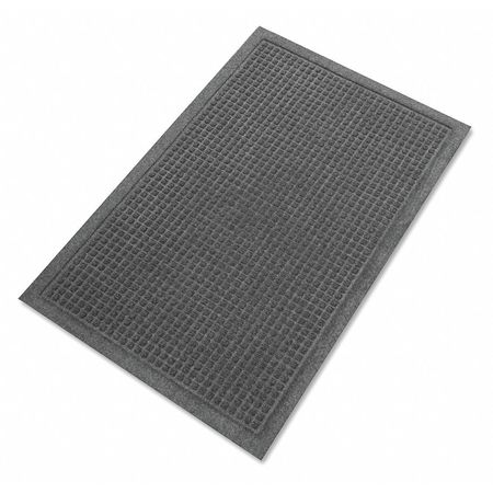 Genuine Joe Ecoguard Indoor Wiper Floor Mats, Charcoal Gray, 36" W x GJO58936