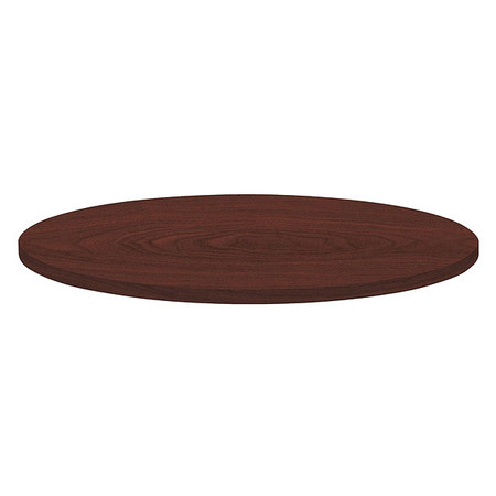 LORELL Round Lorell Round Invent Tabletop - Mahogany, 36 W, 36 L, 1 H, Laminate Top, Mahogany LLR62574