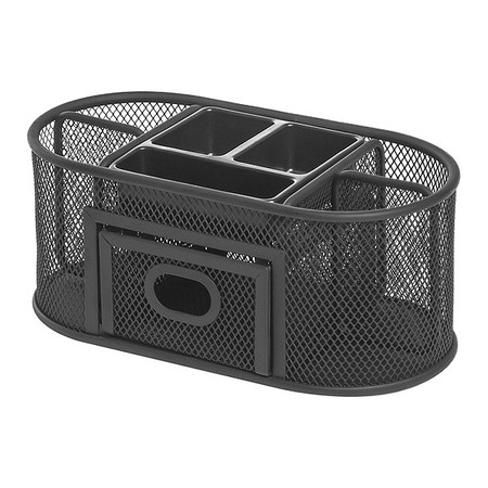 Lorell Mesh Steel Desktop Organizer, Desktop LLR84240