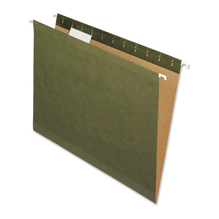 Nature Saver Recycled Green Hanging File Folders, PK25 NAT08650