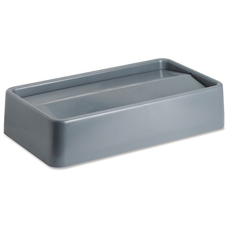 GENUINE JOE Swing Space-saving Container Swing Lid, 20.3 in W/Dia, Gray GJO02343