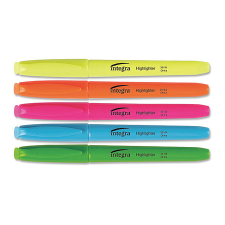 INTEGRA Integra Pen-Style Highlighter, PK5 ITA36180