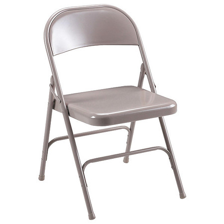 LORELL Steel Folding ChairsBeige Seat, PK4 LLR62500