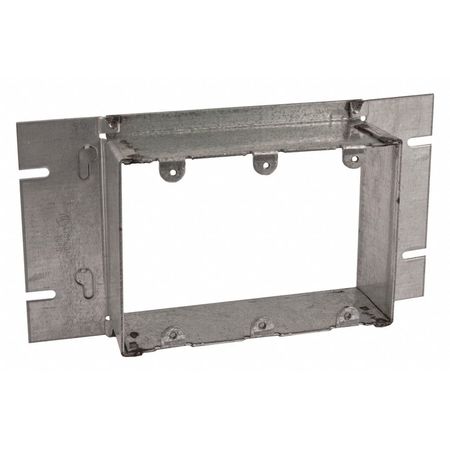 RACO Electrical Box Cover, 3 Gang, Rectangular, 834, Gang Cover 834