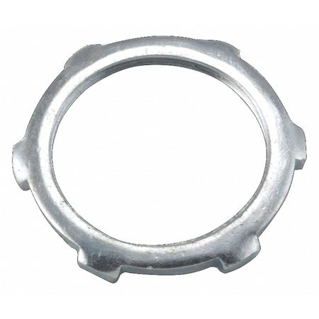 RACO Locknut, 1-1/2", Steel, Non Ul 1196