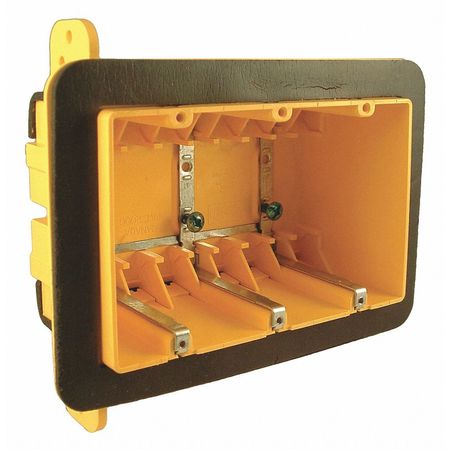 RACO Electrical Box, 51 cu in, 1 Gang, Steel 2003FBAR