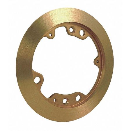 RACO Electrical Box Cover, Round, Brass, Single Receptical 6230