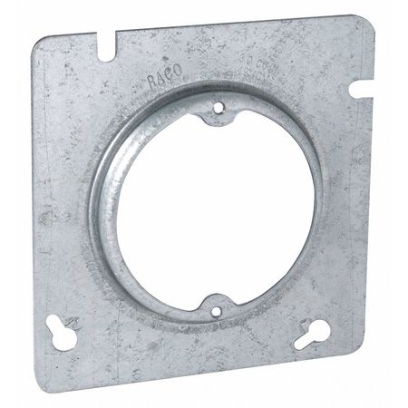 Raco Electrical Box Cover, Square, 829, Raised 829