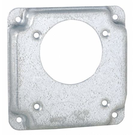 RACO Electrical Box Cover, Square, 815C, Receptacle 815C
