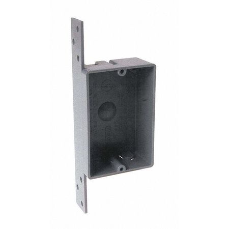 RACO Electrical Box, 8 cu in, Handy Box, 1 Gangs, Rectangular 7308RAC