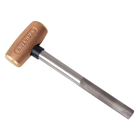 AMERICAN HAMMER Hammer Mallet, Bronze, 2 lb. AM2BZPG