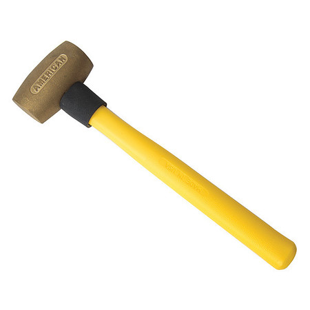 AMERICAN HAMMER Non-Spark Hammer, Bronze, 4 lb. AM3.5BZFG