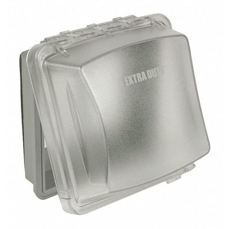 TAYMAC While In Use Weatherproof Cover, Outlet Box, 2 Gangs, Polycarbonate, In-Use MM2420C