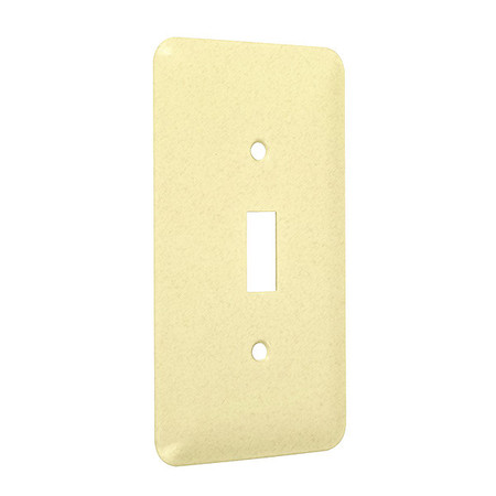 TAYMAC Toggle Princess Wall Plates, Number of Gangs: 1 Metal, Textured Finish, Ivory WRTI-T