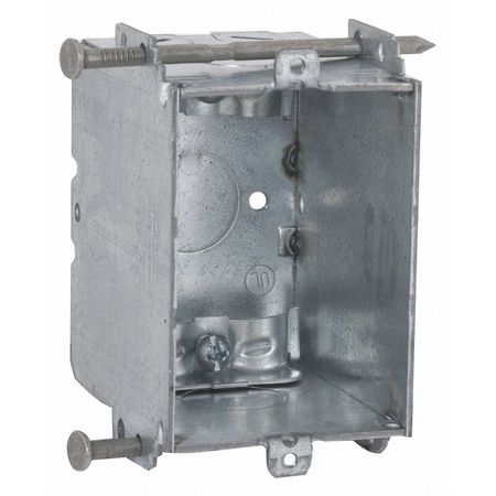 RACO Electrical Box, 15.8 cu in, Switch Box, Steel 355