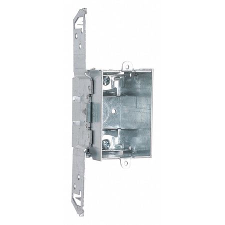 Raco Electrical Box, 12.5 cu in, Switch Box, Steel, Rectangular 524