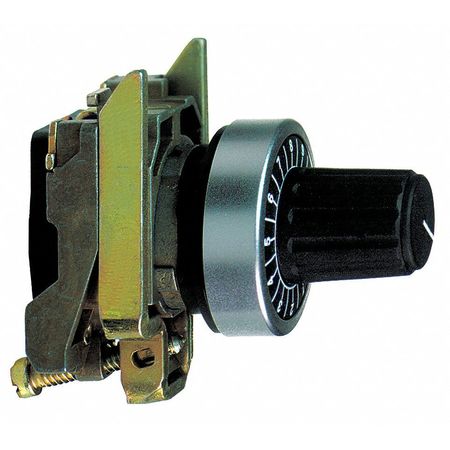 SCHNEIDER ELECTRIC Push Button Operator, 22mm, Black ZB4BD912