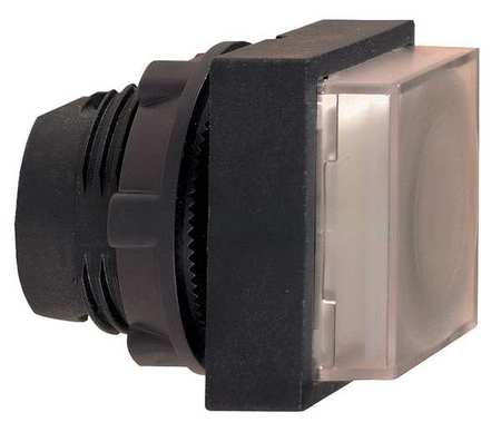 SCHNEIDER ELECTRIC Illuminated Push Button Operator, 22 mm, White ZB5CW113