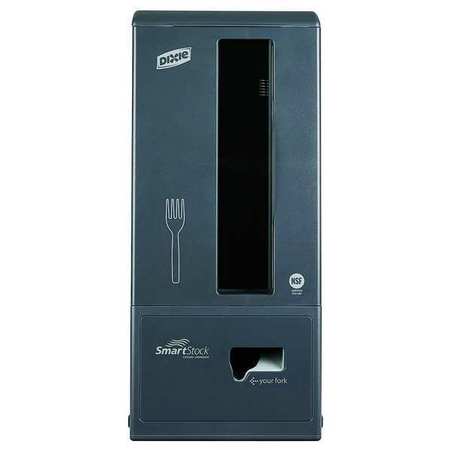 Smartstock Fork Dispenser, Gray, Capacity 160 SSFAUTODSP