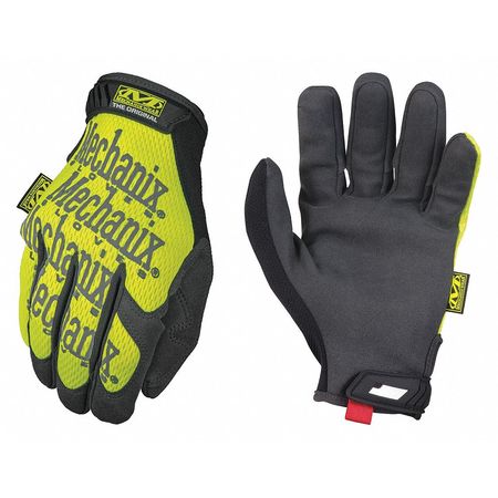 MECHANIX WEAR Hi-Vis Mechanics Gloves, M, Yellow, Trekdry(R) SMG-91-009