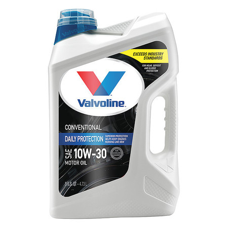 Valvoline Conventional Motor Oil, 10W-30, 5 Qt 881156