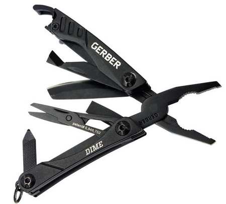 Gerber Multi-Tool, 10 Tools, 2-3/4 In, Black 31-001134