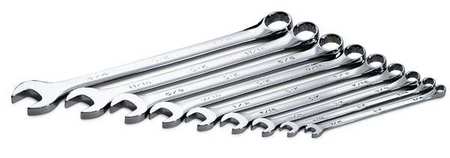 Sk Professional Tools Combo Wrench Set, Long, 1/4-3/4 in., 9 Pc 86016