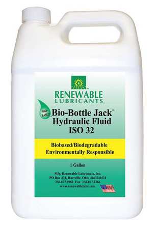 Renewable Lubricants 1 gal Jug, Hydraulic Oil, 32 ISO Viscosity, Not Specified SAE 81633