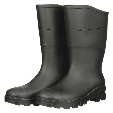 TALON TRAX Size 8 Men's Steel Rubber Boot, Black 21A579