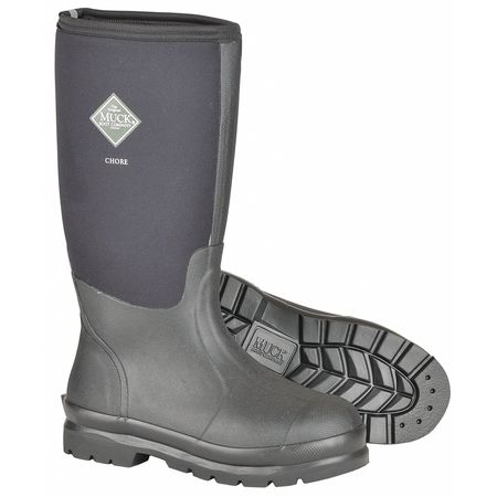 Muck Boot Co Boots, Size 9, 16" Height, Black, Plain, PR CHH-000A/9