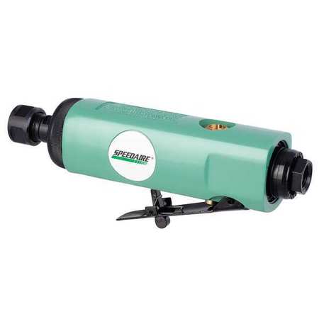 Speedaire Straight Die Grinder, 1/4 in NPT Female Air Inlet, 1/4 in Collet, Medium Duty, 22,000 RPM, 0.5 hp 21AA88