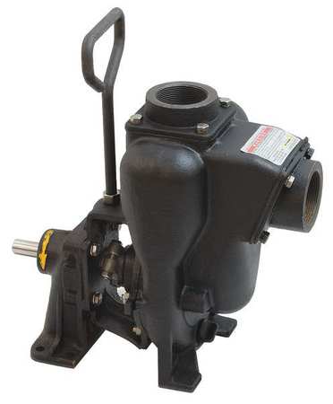 BANJO Centrifugal Pedestal Pump Head, 2 In., CI 200PBI