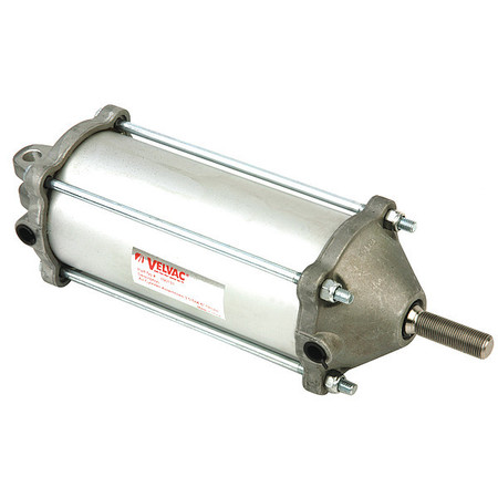 VELVAC Air Cylinder, 3 1/2 in Bore, 6 17/25 in Stroke, Double Acting 100131