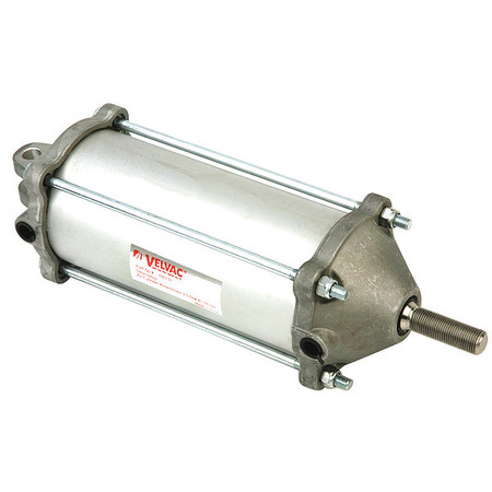 Velvac Air Cylinder, 3 1/2 in Bore, 6 17/25 in Stroke, Double Acting 100131