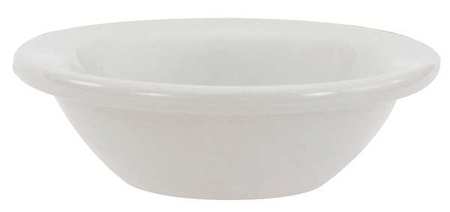 CRESTWARE Fruit Bowl, 4 oz., Ceramic Bright White PK36 AL31