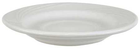 CRESTWARE Saucer, 5-1/2", Ceramic Bright White PK36 FR21