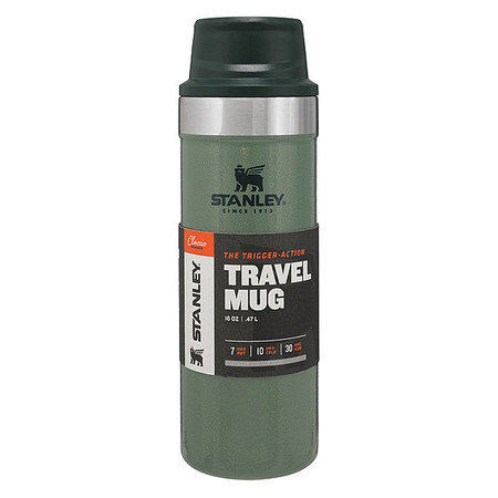 Stanley 16 Oz. Green Insulated Travel Mug 10-06439-150