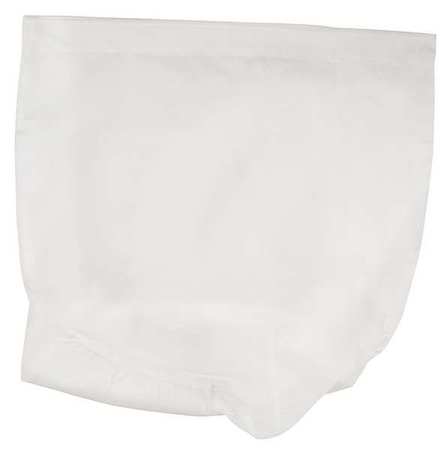 R&B WIRE PRODUCTS Drawstring Nylon Hamper Bag White 669/NYW