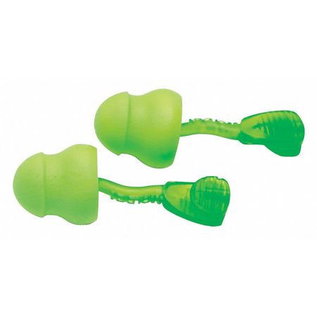 MOLDEX Glide Disposable Soft Foam Ear Plugs, Pod Shape, 30 dB, Green, 100 PK 6940