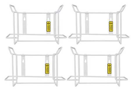 R&B WIRE PRODUCTS Single Wall Mount Wire Glove Box Dispenser, 4 Pack 551B