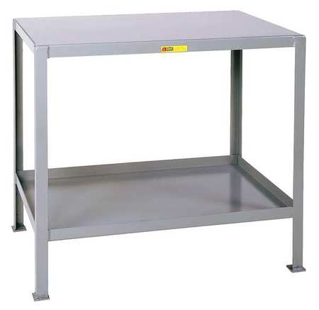 LITTLE GIANT Fixed Work Table, Steel, 36" W, 24" D MT2436-2