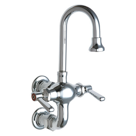 CHICAGO FAUCET Hot And Cold Water Mixing Sink Faucet 225-261ABCP